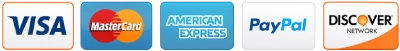 Accepted Payment Methods - Visa Mastercard American Express